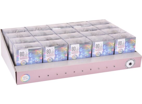 Lampki choinkowe LED 80 multikolor