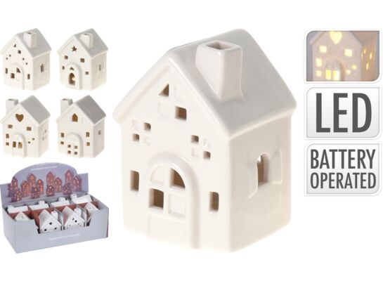 Dekoracja LED domek 8 cm