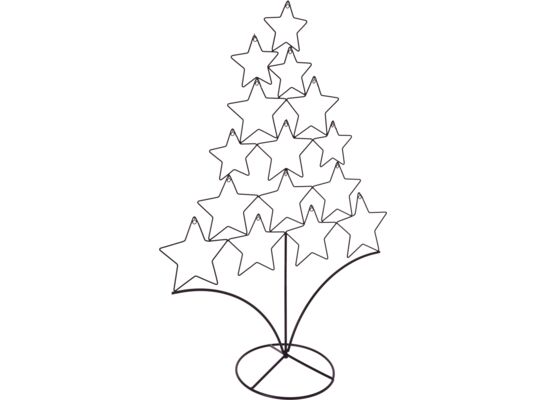 Stojak na bombki metalowy 56 x 20 x 77 cm