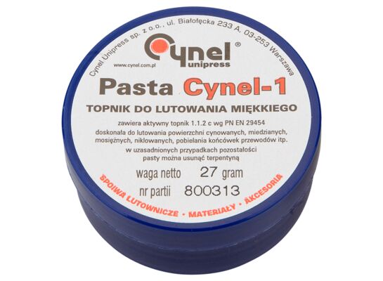 Topnik do lutowania miękkiego 27 g CYNEL