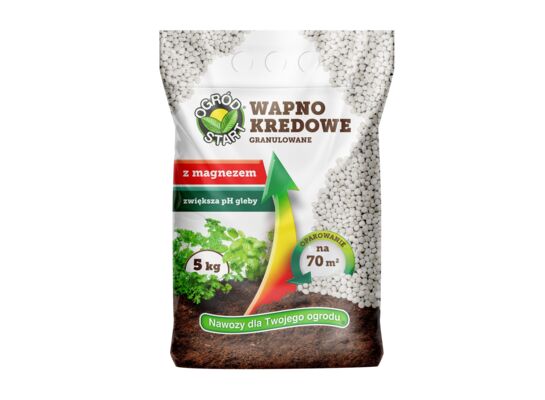 Wapno kredowe ogrodowe granulowane 5 kg Ogród Start