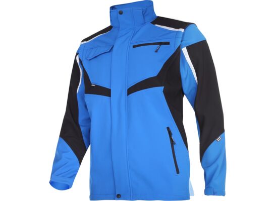 Kurtka softshell z kapturem LAHTI PRO L40930 niebiesko czarna L