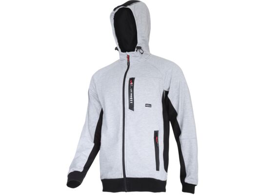 Bluza z kapturem LAHTI PRO L40126 szaro czarna 3XL