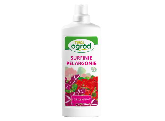 Nawóz płynny do pelargonii i surfinii 900 ml Twój Ogród