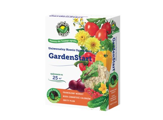 Nawóz GardenStart uniwersalny ogrodniczy karton 1 kg Ogród Start