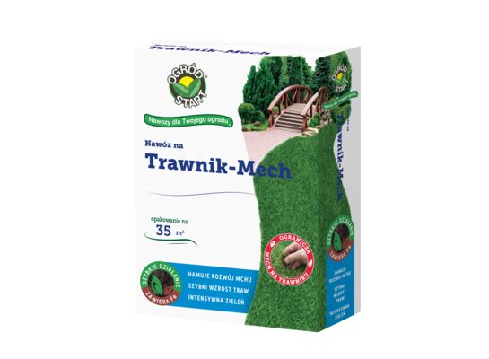 Nawóz na trawnik - mech karton 1 kg Ogród Start