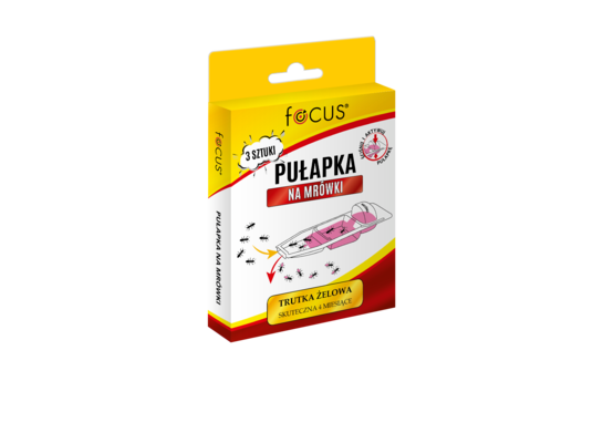 Pułapka żelowa na mrówki Focus 3 sztuki FOCUS