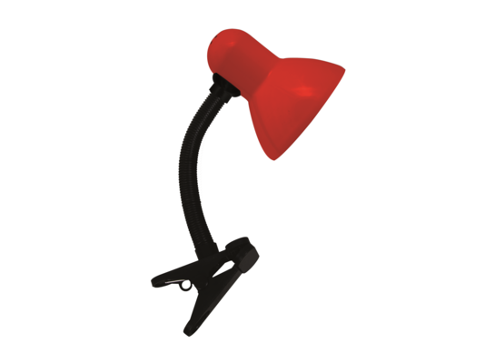 Lampka biurkowa TOLA E27 RED CLIP STRÜHM