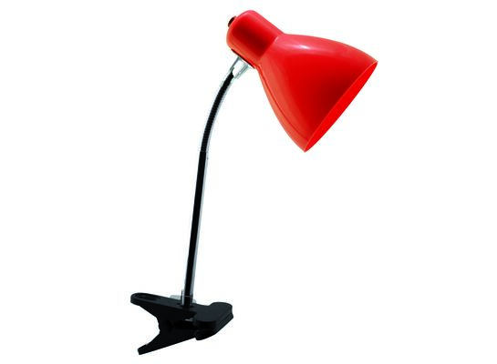 Lampka biurkowa KATI E27 RED CLIP STRÜHM