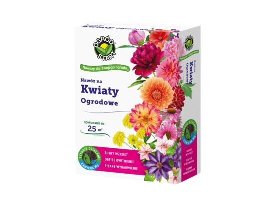 Nawóz na kwiaty ogrodowe karton 1 kg Ogród Start