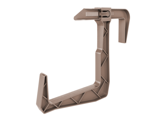 Uniwersalny uchwyt balkonowy beżowy