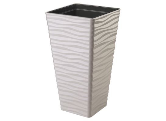 Donica SAHARA DUNES SLIM kwadrat 35 jasnoszary