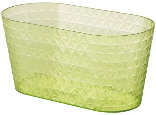 Osłonka do storczyków Diament Petit limonka