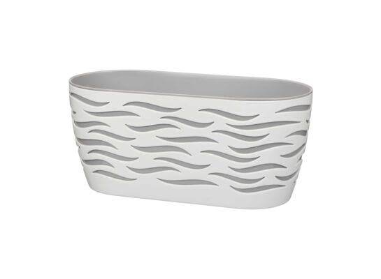 Skrzynka SAHARA DUO 35 cm biały/szary