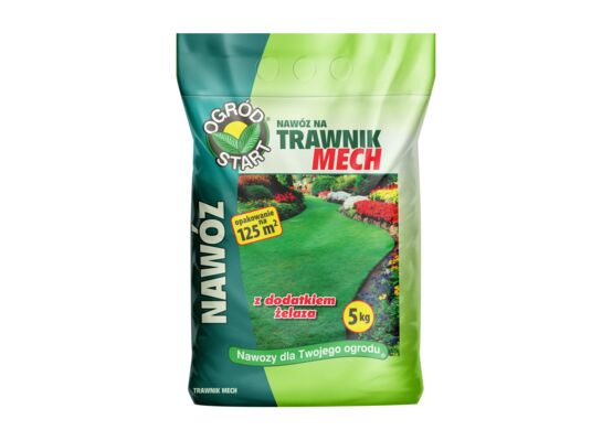 Nawóz na trawnik - mech 5 kg Ogród Start
