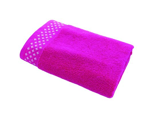 Ręcznik łazienkowy Diamond 90 x 50 Amarant bawełna TEXPOL
