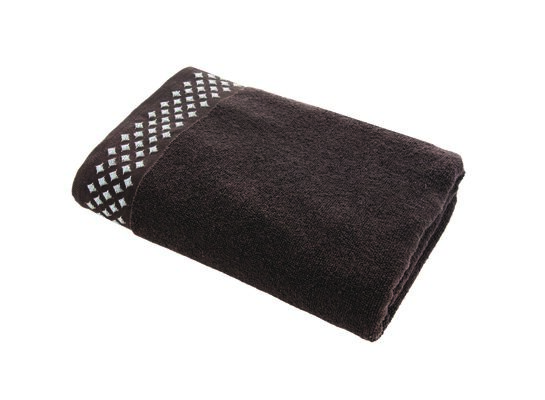 Ręcznik łazienkowy Diamond 140 x 70 Czekolada bawełna TEXPOL