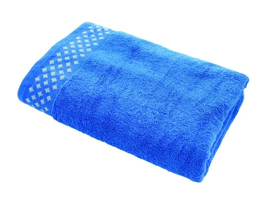 Ręcznik łazienkowy Diamond 140 x 70 Niebieski jasny jeans bawełna TEXPOL