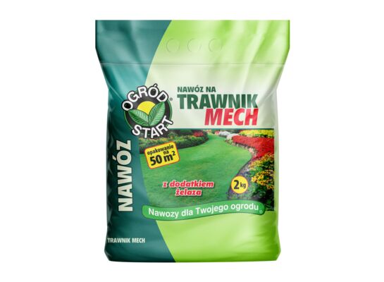 Nawóz na trawnik - mech 2 kg Ogród Start