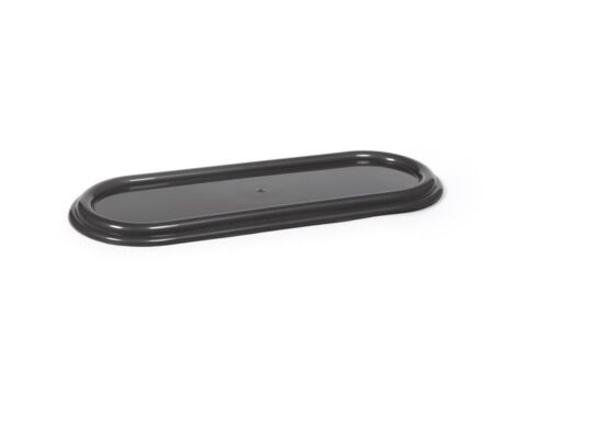 Zniczówka owalna 400 mm grafit metalik