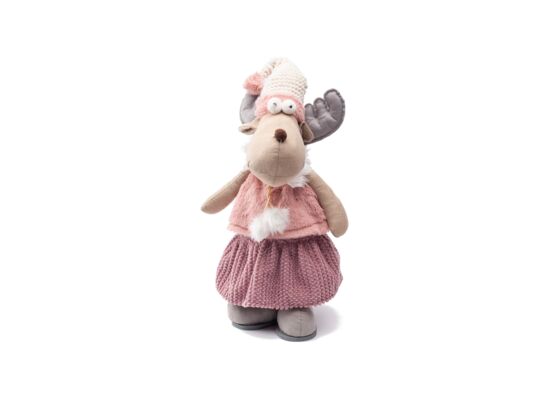 Renifer tekstylny na teleskopowych nogach 60 cm mix