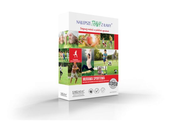 Mieszanka Murawa Sportowa 1 kg karton Najlepsze Trawy z Iławy