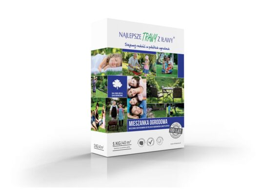 Mieszanka ogrodowa 1 kg Najlepsze Trawy z Iławy