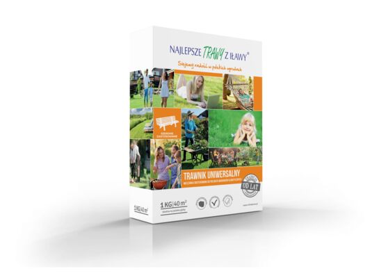 Trawnik uniwersalny 1 kg karton Najlepsze Trawy z Iławy
