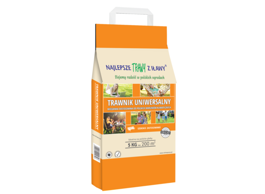 Trawnik uniwersalny 5 kg 200 m² Najlepsze Trawy z Iławy