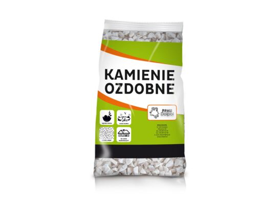 Otoczak biały marmurowy 40-60 mm 15 kg