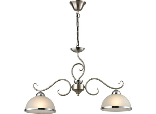 Zwis Lindgard 2 x E27 60 W nikiel mat