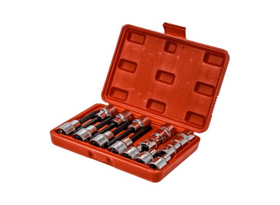 Klucze nasadowe TORX 1/2” 15cz. FASTER TOOLS