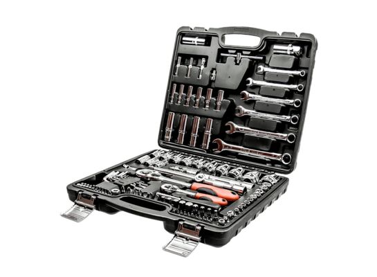 Klucze nasadowe 124cz. 1/2” 1/4" FASTER TOOLS