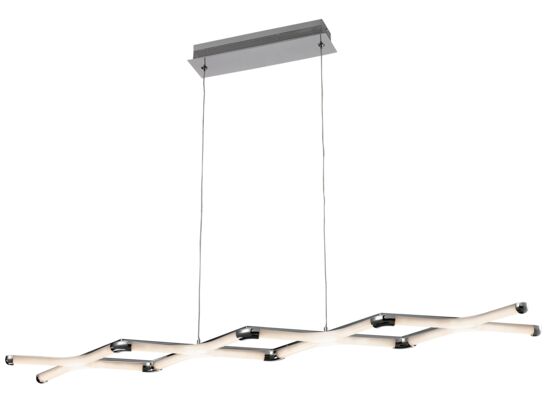 Zwis Cross 4 x 6 W chrom LED