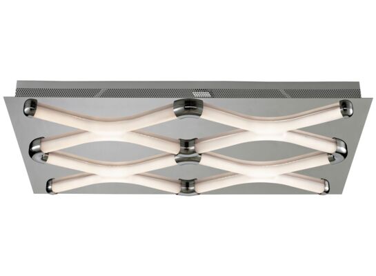 Plafon Cross 4 x 6W chrom LED