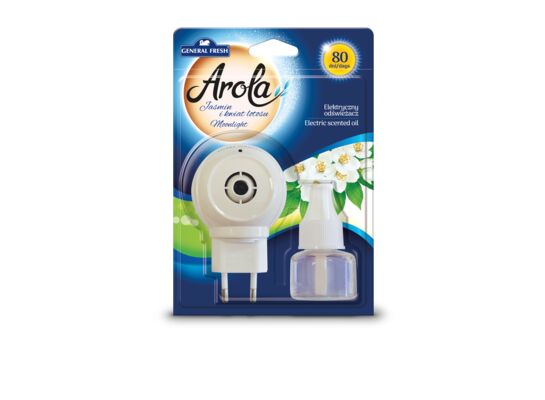 Elektryczny odświeżacz powietrza Arola - Electric Scented Oil 25 ml jaśmin i kwiat lotosu General Fresh