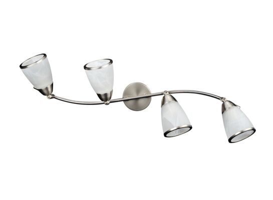 Listwa Liana 4 x E14 60 W nikiel mat