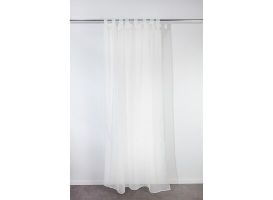 Firana na patkach 140 x 240 cm biały