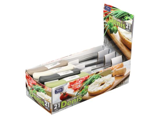 Nóż z piłką 21 cm DENIS mix kolorów