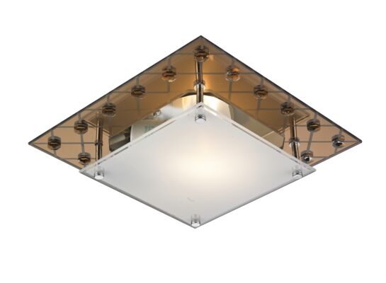 Plafon Elza 1 x E27 60W bursztyn