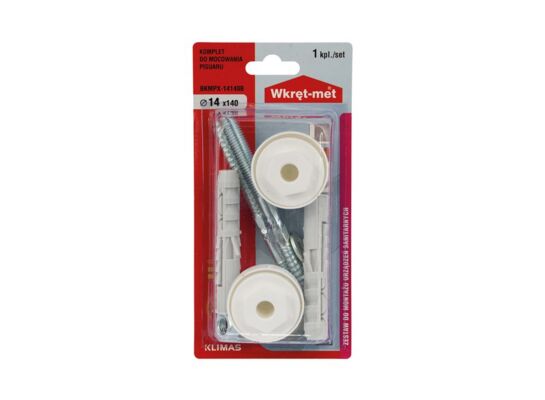 Komplet do mocowania pisuaru 14 x 80 Wkręt-met