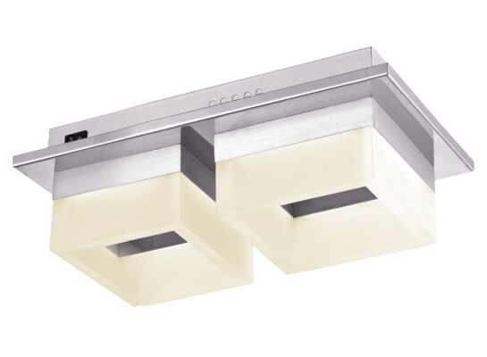 Plafon Rita 2 x 8W chrom LED