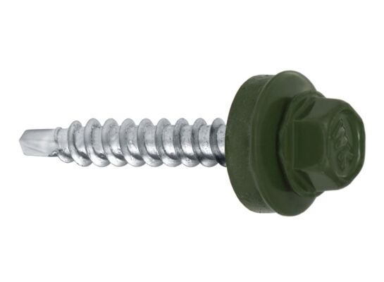 Wkręt samowiercący farmerski 4,8 x 35 RAL 6020 Wkręt-met