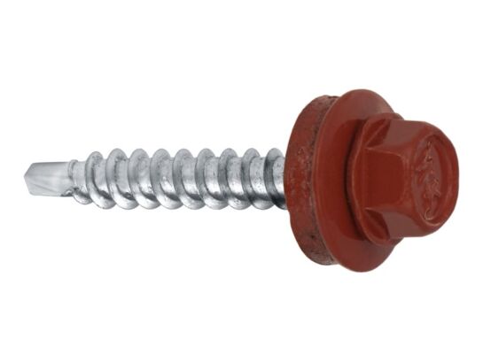 Wkręt samowiercący farmerski 4,8 x 35 RAL 3009 Wkręt-met