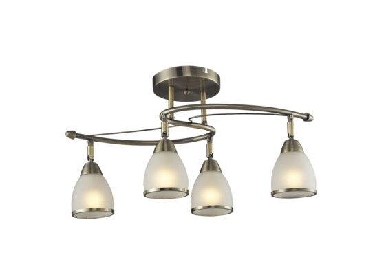 Plafon Liana 4 x E14 60W patyna