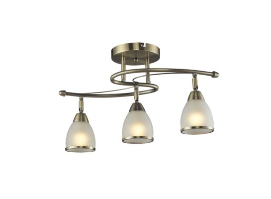 Plafon Liana 3 x E14 60W patyna