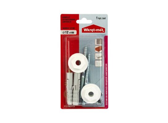Komplet do mocowania umywalki 12 x 80 Wkręt-met