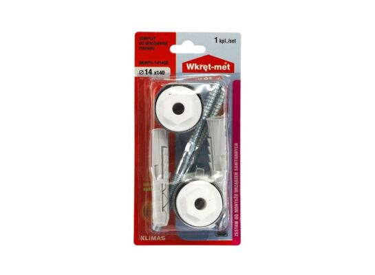 Komplet do mocowania pisuaru 14 x 80 Wkręt-met