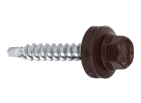 Wkręt samowiercący farmerski 4,8 x 25 RAL 8017 Wkręt-met