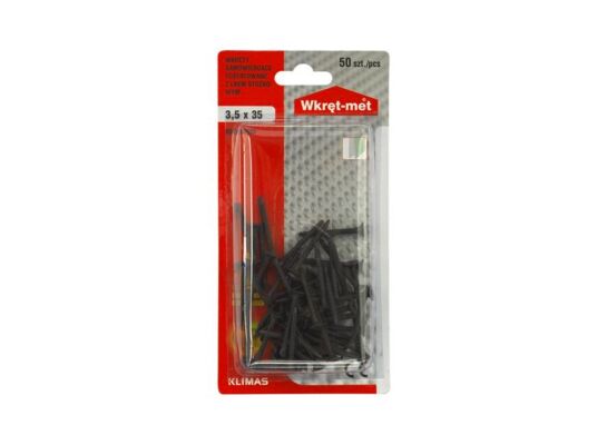 Wkręt samowiercący do moc. płyt G-K do podłoża stalowego 3,5 x 35 Wkręt-met
